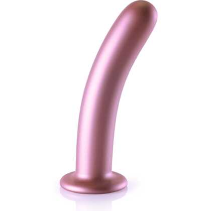 Ouch! by Shots Zachte Silicone G-Spot Dildo - 7'' / 17 cm - Roségoud