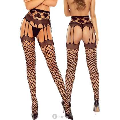 * PASSION Zwarte open panty ouvert