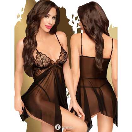 * PENTHOUSE Verleidelijke babydoll met kant