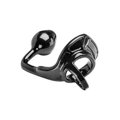 PerfectFitBrand Armor Tug Lock - Cockring met Ball Strap en Butt Plug - Medium