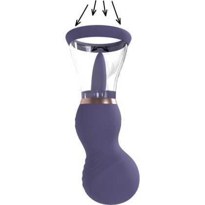 Pumped by Shots Sensual - Oplaadbare Vulva en Borst Pomp - Paars