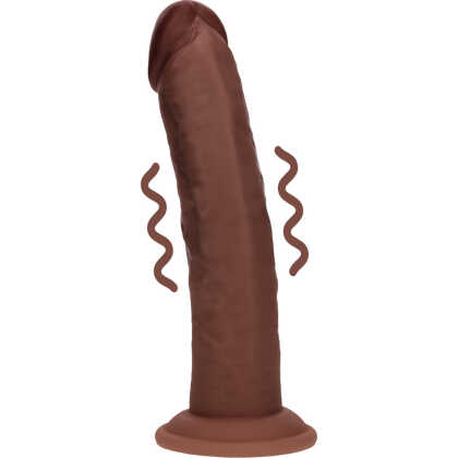 RealRock by Shots Dual Density Silicone Gebogen Realistische Vibrerende Dildo met Zuignap - 8 / 20