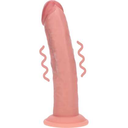 RealRock by Shots Dual Density Silicone Gebogen Realistische Vibrerende Dildo met Zuignap - 8 / 20