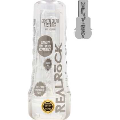 RealRock by Shots Easy Rider - Pussy Masturbator - Transparant
