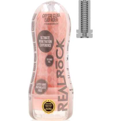 RealRock by Shots Easy Rider - Textured Masturbator - Flesh