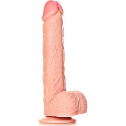 RealRock by Shots Rechtdoorgaande Realistische Dildo met Ballen en Zuignap - 10 / 25