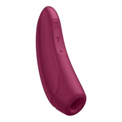 Satisfyer Curvy 1Plus - Air Pulse Stimulator en Vibratie - Roze Rood