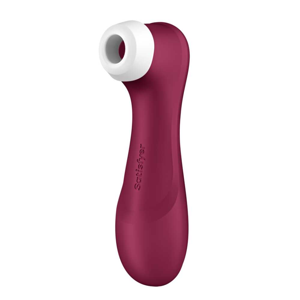 Satisfyer Pro 2 Generatie 3 - Double Air Pulse Vibrator - Liquid Air en Connect App - Wijnrood
