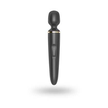 Satisfyer Wand-er Woman - Wand Vibrator - Zwart/Goud