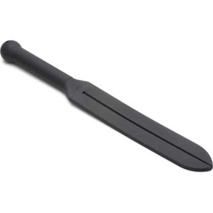 Stung Silicone Tawse - Zwart