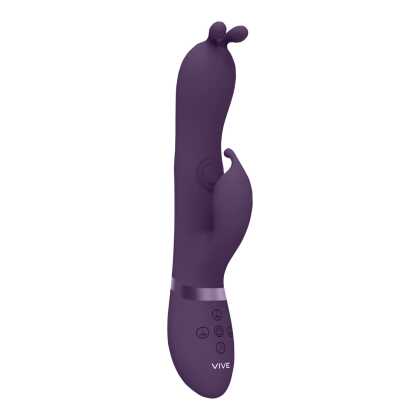 VIVE by Shots Gada - Vibrerende Bunny Ear G-Spot Rabbit met Pulse Wave Shaft