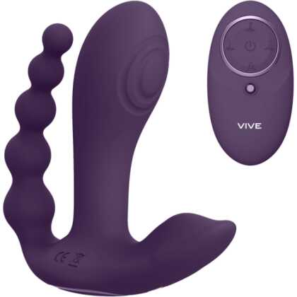 VIVE by Shots Kata - Pulse Wave Vibrerende Dubbele Penetratie Vibrator - Paars