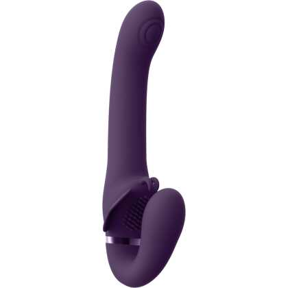 VIVE by Shots Satu - Pulse-Wave en Vibrerende Strapless Strapon - Paars