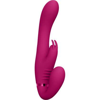 VIVE by Shots Suki - Vibrerende Strapless Strap-on Rabbit - Roze