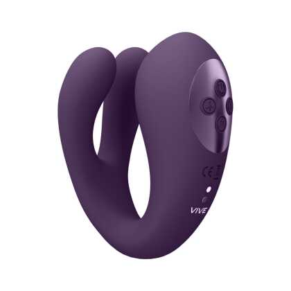 VIVE by Shots Yoko - Triple Action Vibrator Dual Prongs met Clitoral Pulse Wave