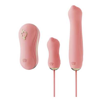 Zalo Zuigvibrator met Pomp en Verschillende Opzetstukken